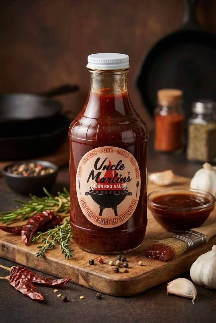 Uncle Marlin's Cajun BBQ Sauce - Original 16 oz