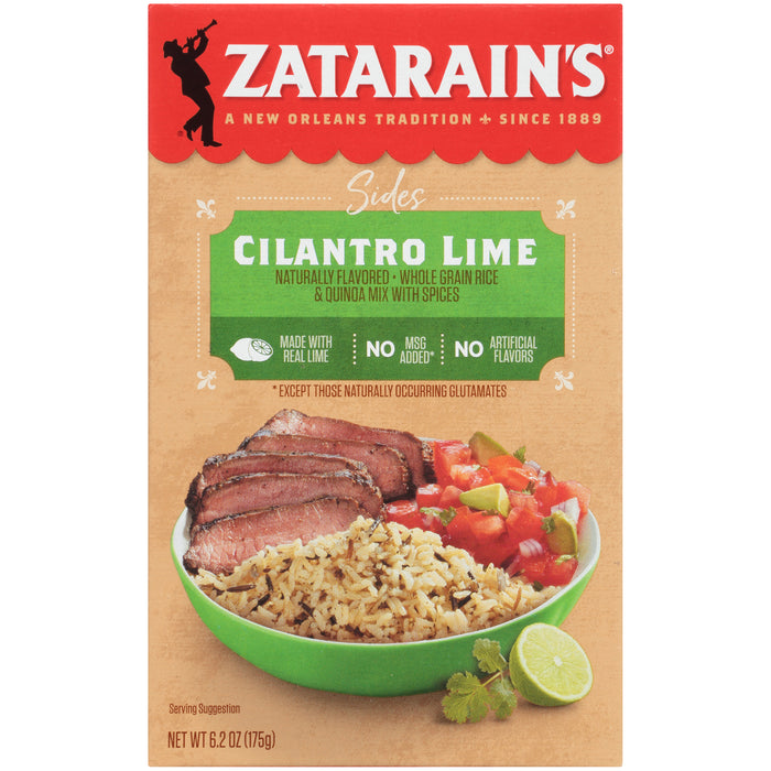 NolaCajun Zatarain's Cilantro Lime Rice Side Louisiana Cajun Cilantro Lime Rice Mix