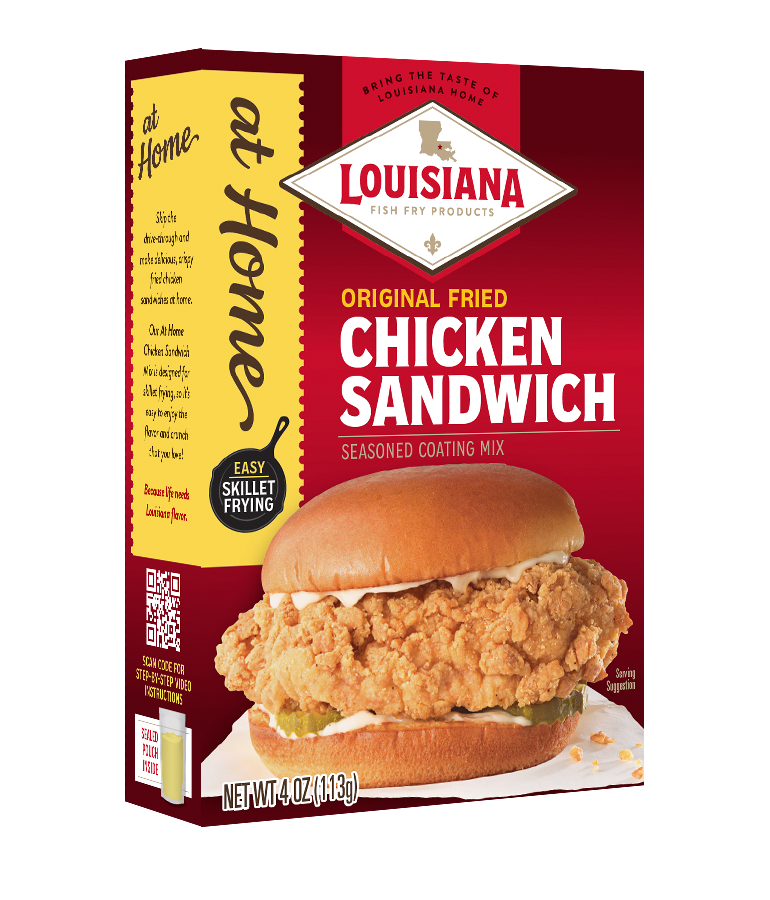 NolaCajun Louisiana Fish Fry Chicken Sandwich Mix Louisiana Cajun Chicken Fry