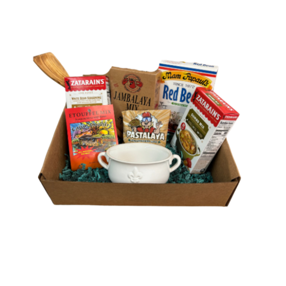 NolaCajun Deluxe Dinner Mix Gift Box Louisiana Cajun dinner seasoning mix deluxe gift set