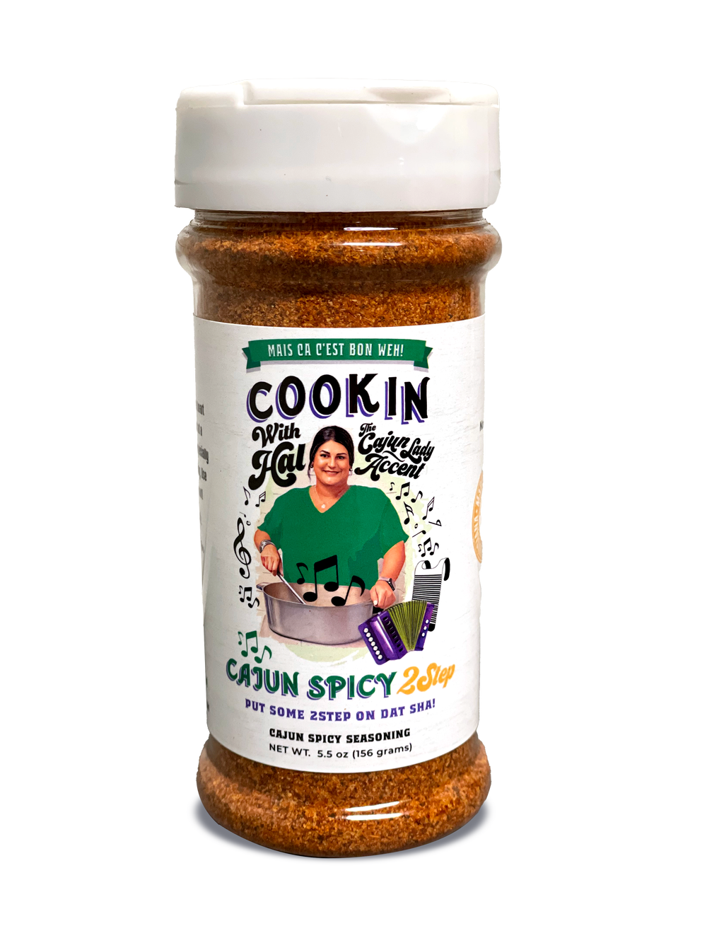 NolaCajun Cookin With Hal Cajun Spicy 2Step Seasoning Louisiana Cajun Spice