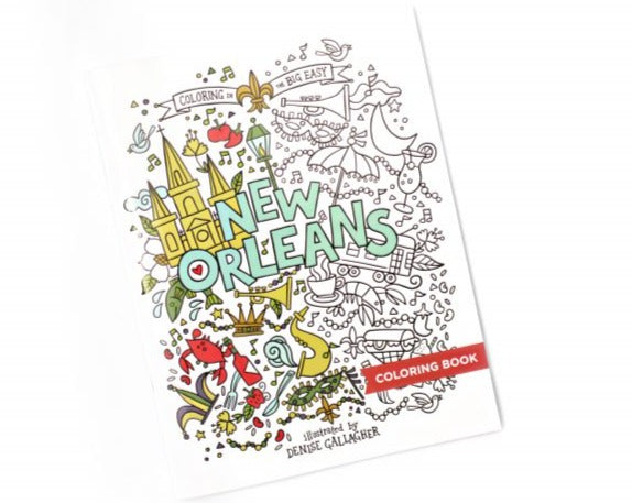 NolaCajun NOLA Coloring Book New Orleans Activity Book Louisiana Kids Gift