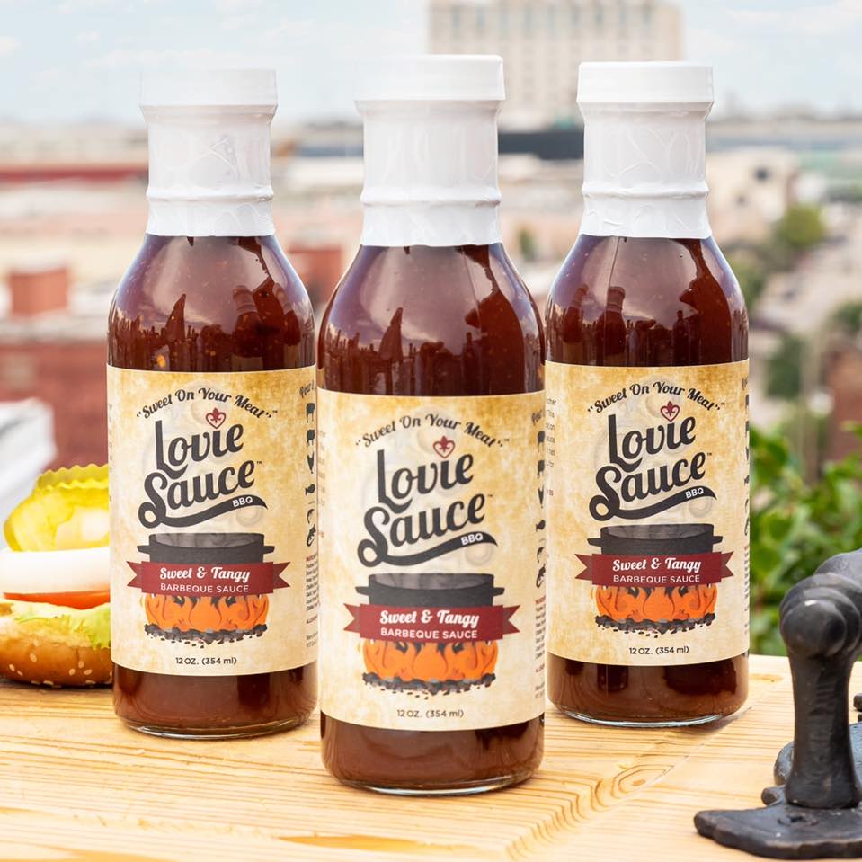 NolaCajun Lovie Sauce Sweet and Tangy BBQ Louisiana Barbecue Sauce Cajun