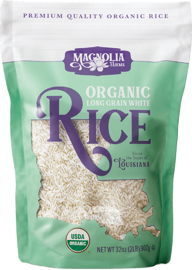 NolaCajun Magnolia Farms Organic Long Grain White Rice Louisiana Organic Rice