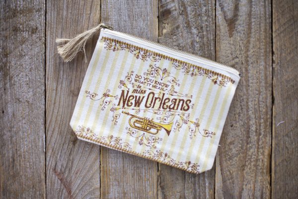 NolaCajun Pouch Do You Know What It Means Louisiana Souvenir