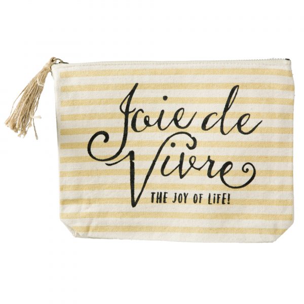 NolaCajun Pouch Joie De Vivre Louisiana Cajun Joie De Vivre Zipper Pouch New Orleans