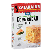 NolaCajun Zatarain's Cheddar Jalapeno Cornbread Mix Louisiana Cajun Spicy Cornbread