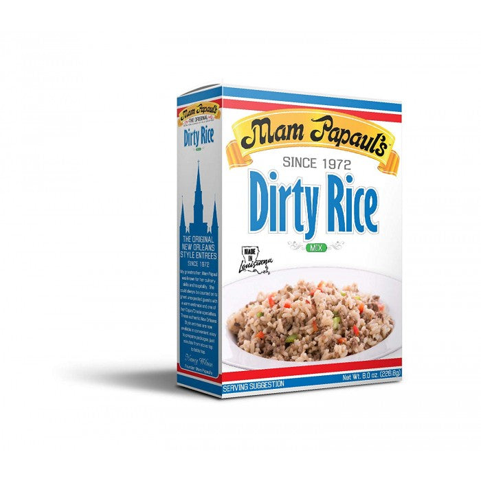 NolaCajun Mam Papaul's Dirty Rice Mix Louisiana Cajun Dirty Rice New Orleans