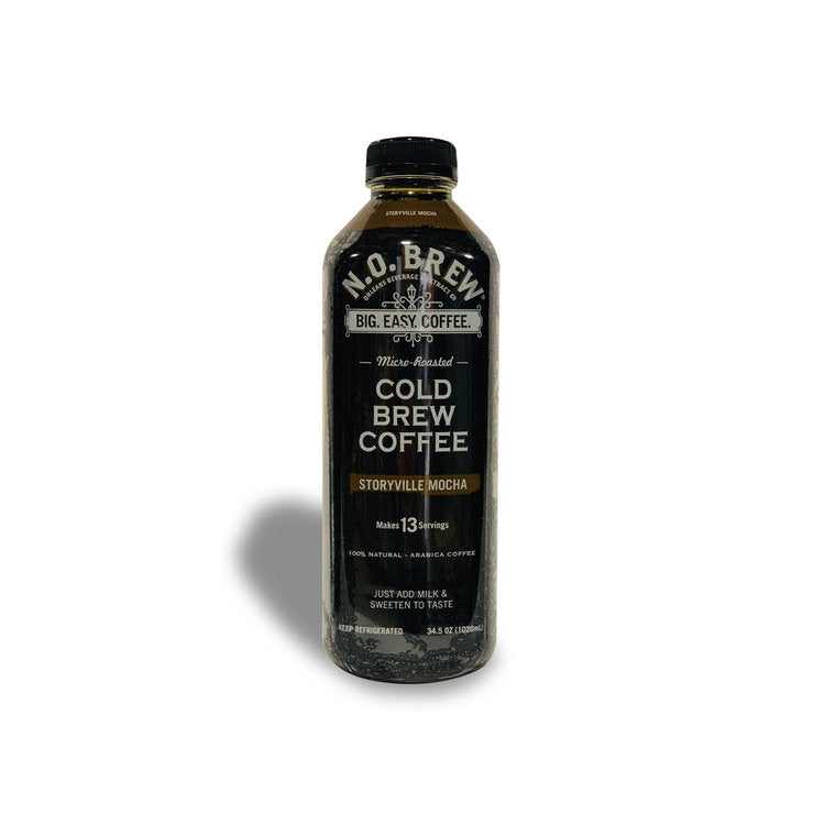 NolaCajun N.O. Brew Iced Coffee New Orleans café-style cold brew pour detail