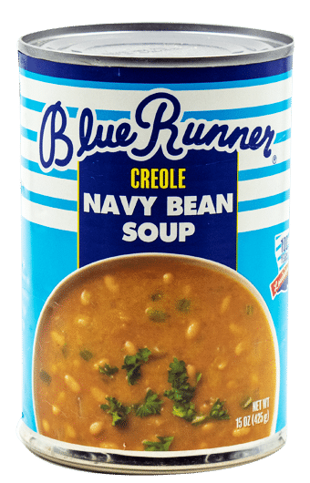 Blue Runner Creole Navy Bean Soup - Louisiana Style Navy Bean Soup