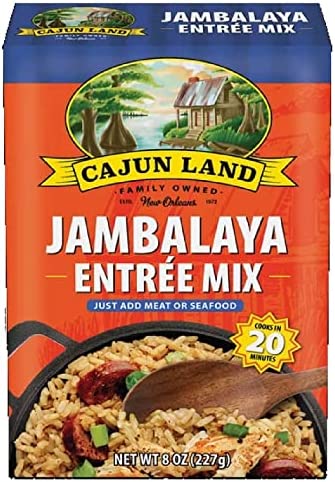 Cajun Land Jambalaya Mix - Louisiana Cajun Jambalaya Rice and Seasoning Mix