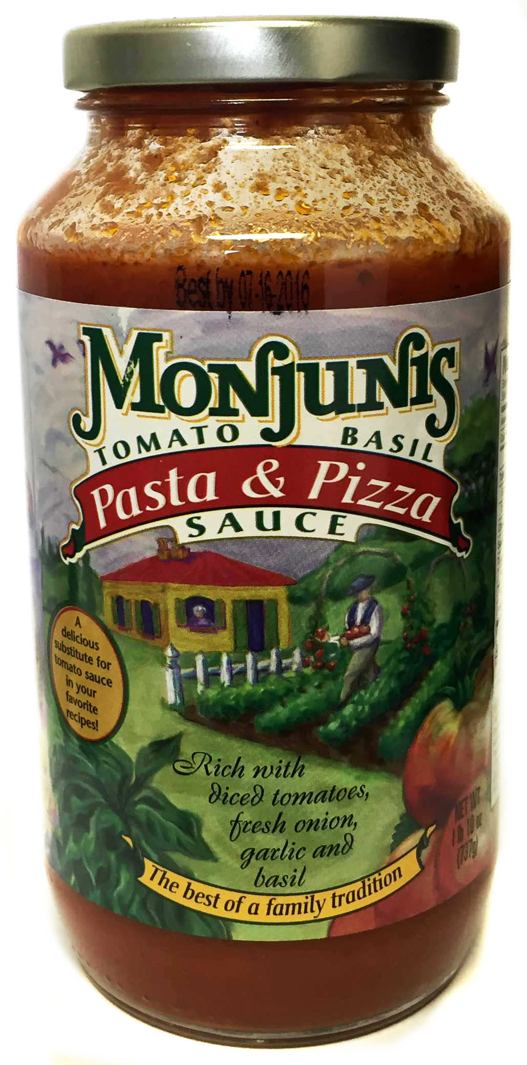 NolaCajun Monjunis Pasta and Pizza Sauce New Orleans Italian-Creole pasta and pizza sauce
