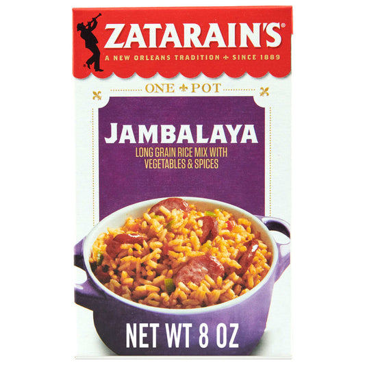 NolaCajun Zatarain's Jambalaya Mix Louisiana Classic Cajun Jambalaya Rice Mix