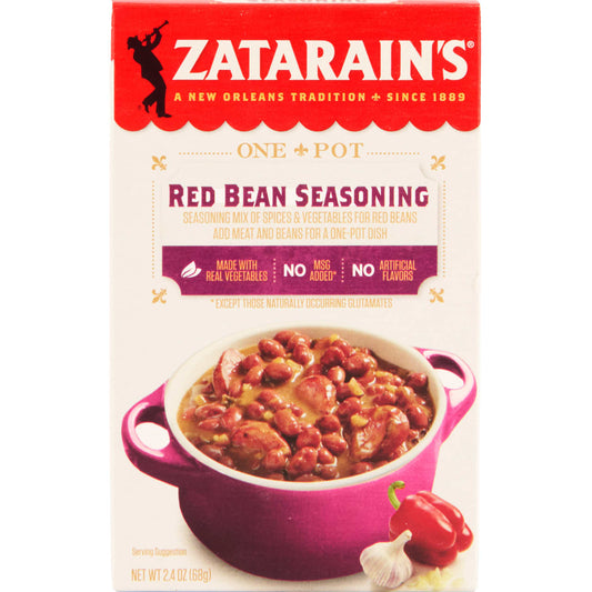 NolaCajun Zatarain's Red Bean Seasonings Mix Louisiana Cajun Red Bean Seasoning Blend