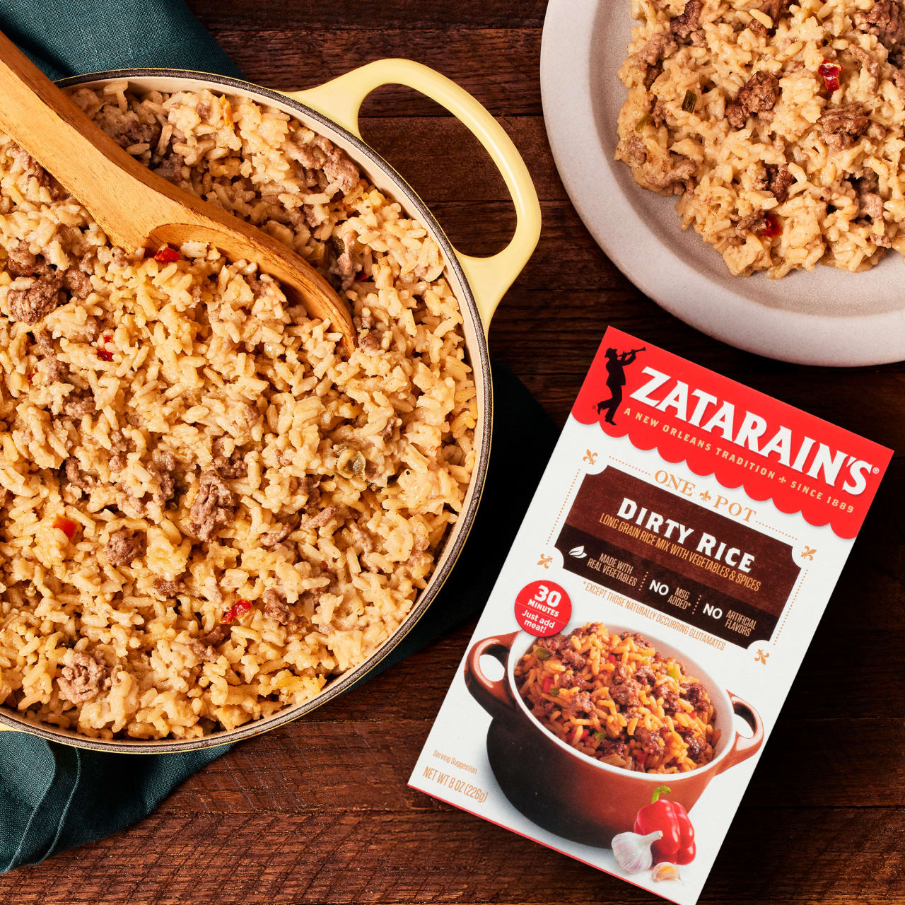 NolaCajun Zatarain's Dirty Rice Variety Louisiana Cajun Dirty Rice Meal Prep