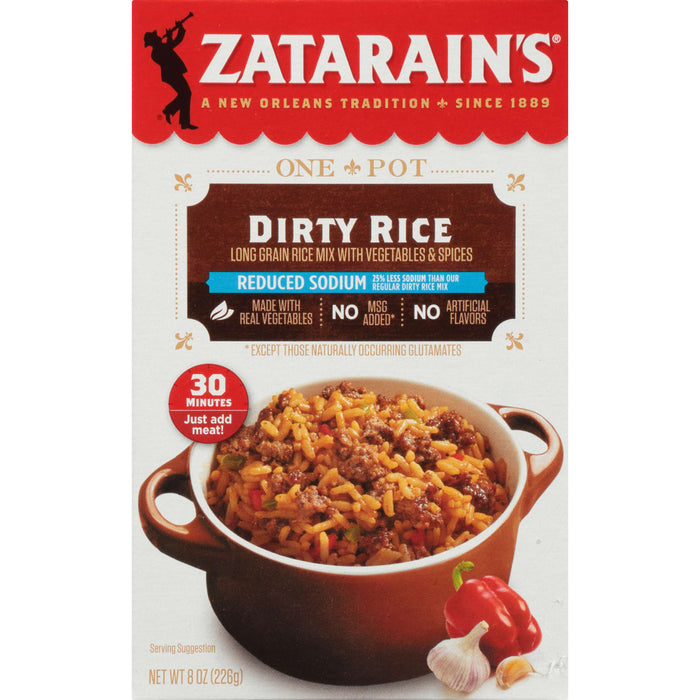 NolaCajun Zatarain's Dirty Rice Low Sodium Louisiana Cajun Dirty Rice Healthy