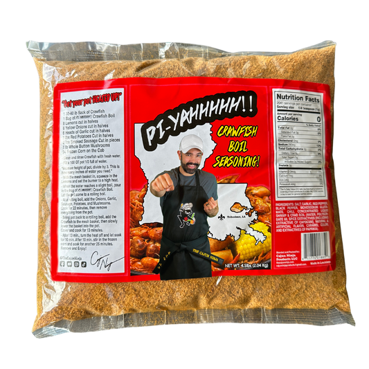 NolaCajun The Cajun Ninja PI-YAHHHHH Crawfish Boil Seasoning Louisiana Cajun Boil