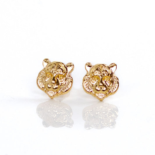 NolaCajun Tiger Stud Earrings Louisiana LSU Tiger Jewelry New Orleans Gift