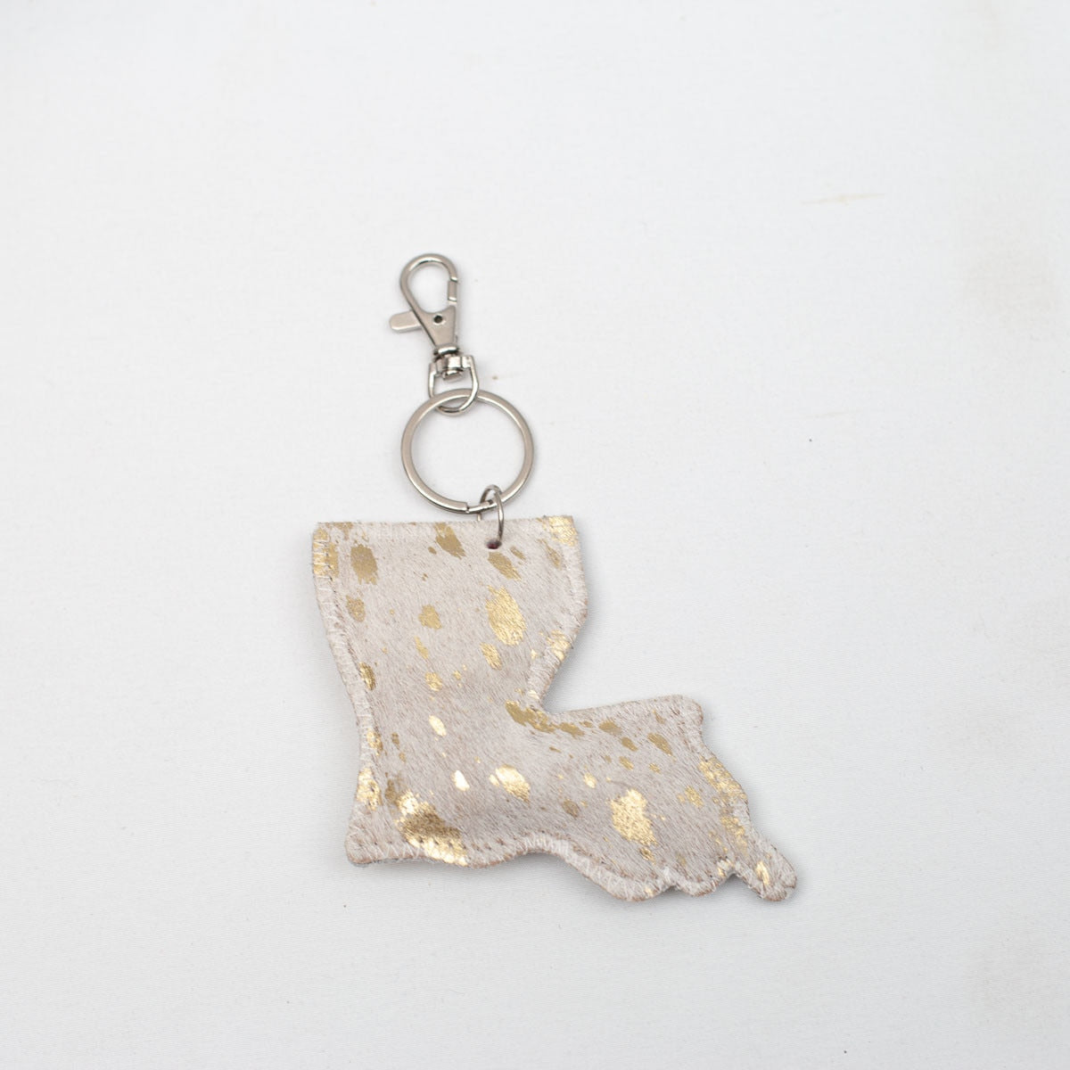 NolaCajun Louisiana Speckled Metallic Keychain Louisiana Fashion Accessory New Orleans