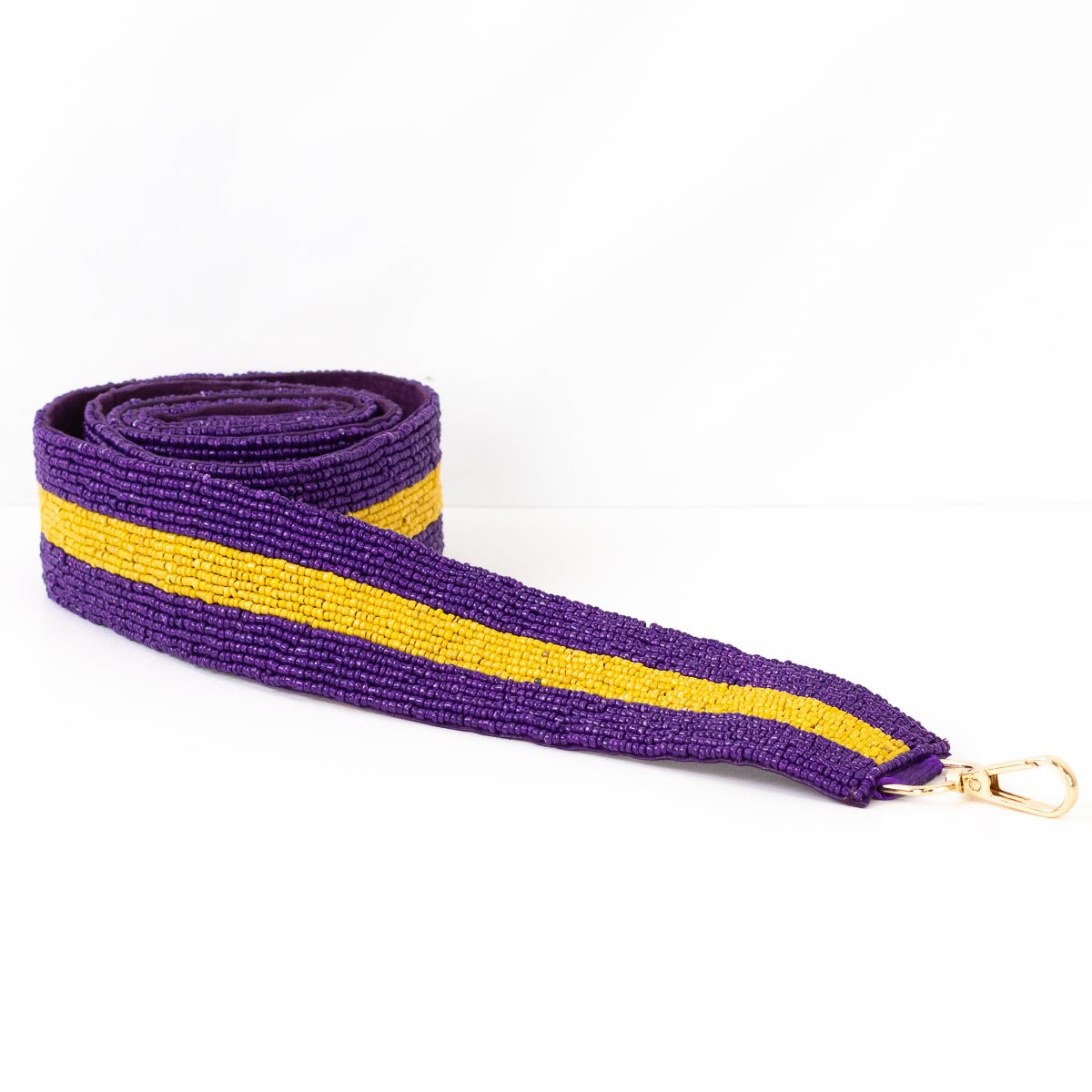 NolaCajun Gameday Stripe Purse Strap Louisiana Sports Fashion Accessory New Orleans