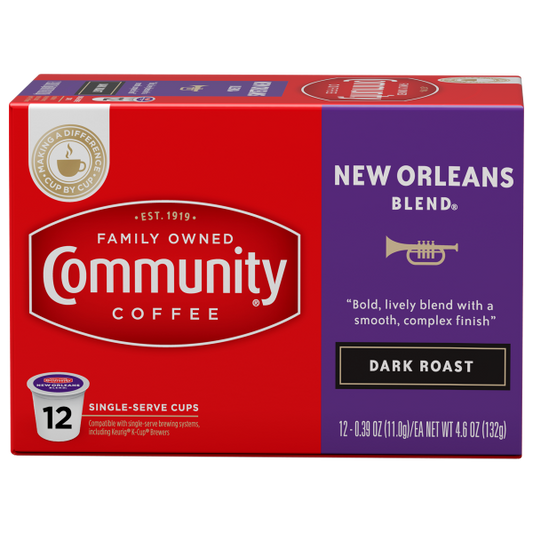 NolaCajun Community Coffee New Orleans Blend Single Serve Cups Louisiana Coffee New Orleans