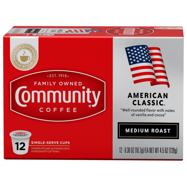 NolaCajun Community Coffee American Classic Single Serve Cups Louisiana Coffee New Orleans