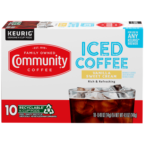 Community Coffee Iced Coffee Cups Variety - Louisiana Cold Brew Coffee