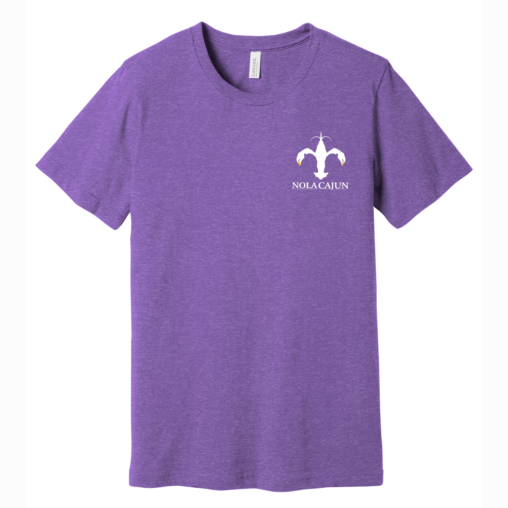 NolaCajun Mardi Gras Oak Tshirt Back View Louisiana Mardi Gras Oak Street Spirit