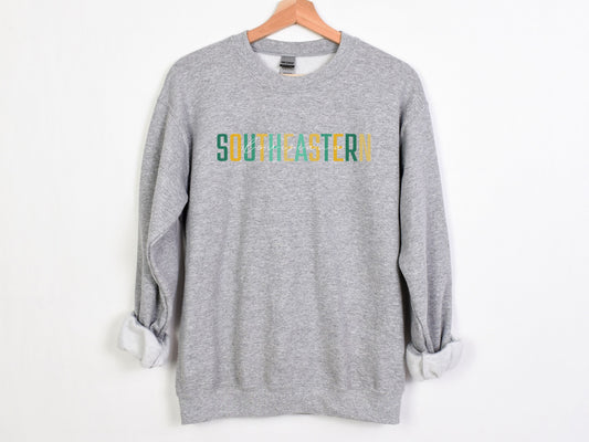 NolaCajun Southeastern Louisiana Sweatshirt Back View SLU Hammond Louisiana Spirit