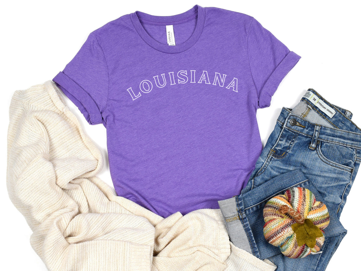 NolaCajun Louisiana Tshirt Flat View Louisiana Graphic Tee Cajun Gift