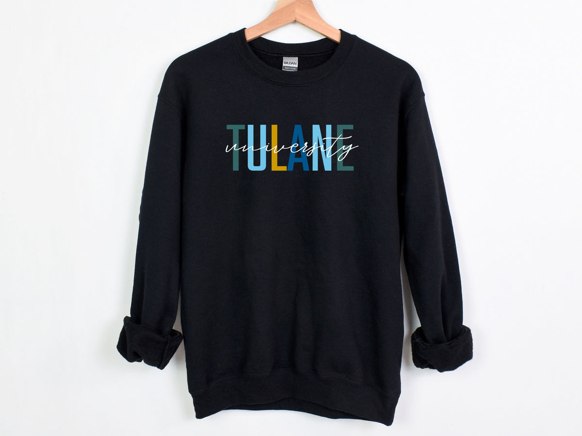 NolaCajun Tulane Sweatshirt Worn View New Orleans Louisiana College Green Wave