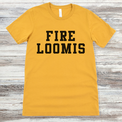 NolaCajun Fire Loomis Tshirt Detail View Louisiana Cajun Spirit Graphic Tee