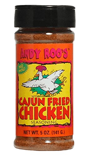 NolaCajun Andy Roo's Cajun Fried Chicken Seasoning Louisiana Fried Chicken Spice