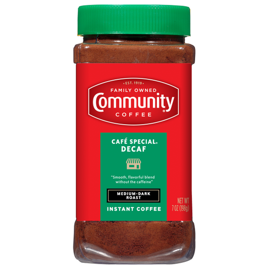 NolaCajun Community Instant Cafe Special Decaf Louisiana Coffee New Orleans