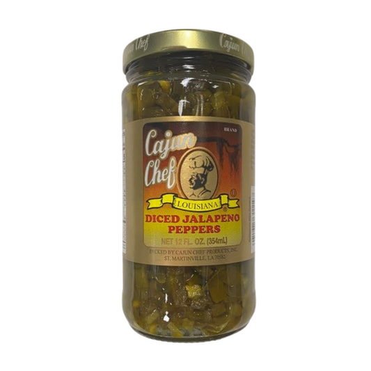 NolaCajun Cajun Chef Diced Jalapeno Peppers Louisiana Cajun Jalapenos