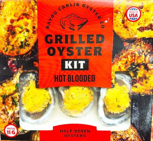 NolaCajun Bayou Carlin Hot Blooded Oysters Half Dozen Louisiana Cajun Seafood