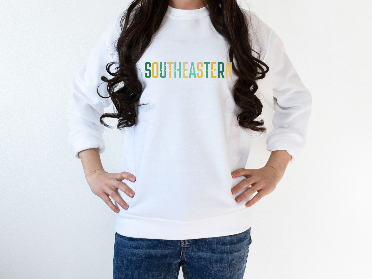 NolaCajun Southeastern Louisiana Sweatshirt Logo View Hammond Louisiana College Gift