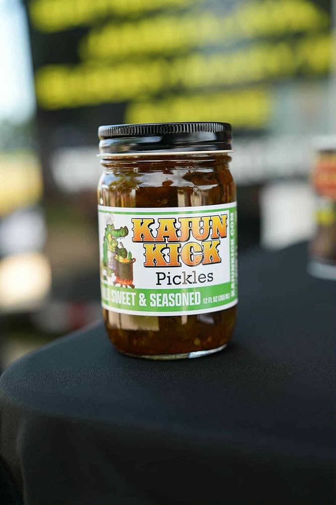 NolaCajun Kajun Kick Sweet and Seasoned Pickles Louisiana Cajun Pickles New Orleans