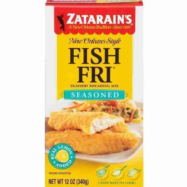 NolaCajun Zatarain's Seasoned Fish Fry 12oz Louisiana Cajun Fish Fry Mix