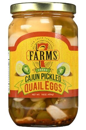 NolaCajun 7 Farms Cajun Pickled Quail Eggs Louisiana Cajun Snack New Orleans
