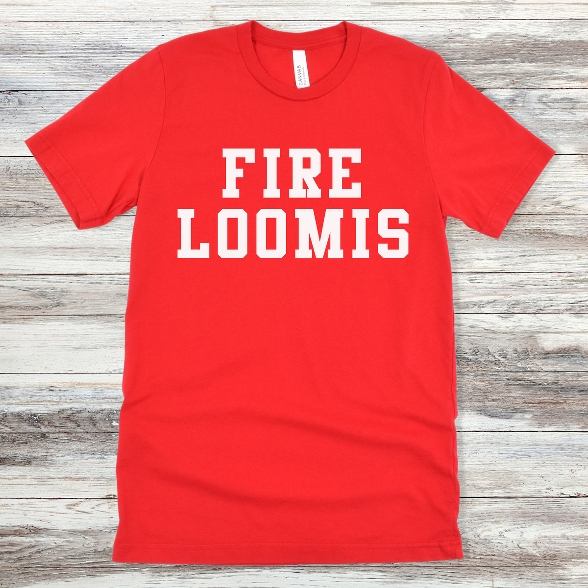 NolaCajun Fire Loomis Tshirt Side View Louisiana Cajun Pride New Orleans
