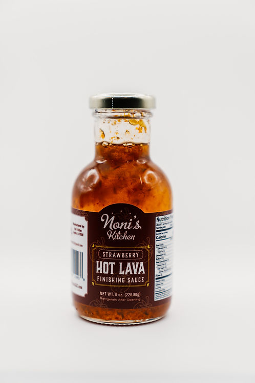 NolaCajun Noni's Kitchen Strawberry Hot Lava Finishing Sauce Louisiana Cajun Sauce