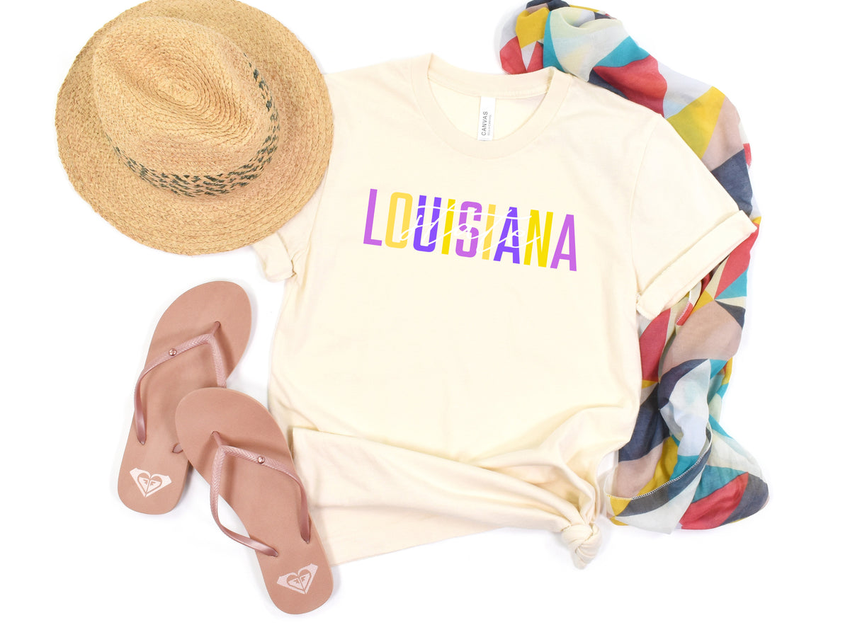 NolaCajun Louisiana State Tshirt Color View Louisiana State Pride Cajun Gift