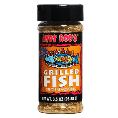 NolaCajun Andy Roo's Grilled Fish Creole Seasoning Louisiana Cajun Fish Spice