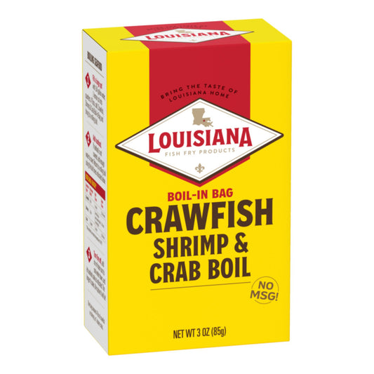 NolaCajun Louisiana Fish Fry Crab Boil Boil-In Bag Louisiana Cajun crab boil spice bag