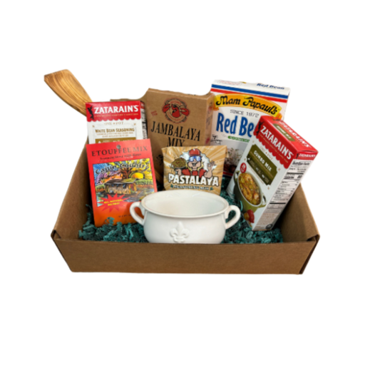 NolaCajun Deluxe Dinner Mix Gift Box Louisiana Cajun dinner seasoning mix deluxe gift set