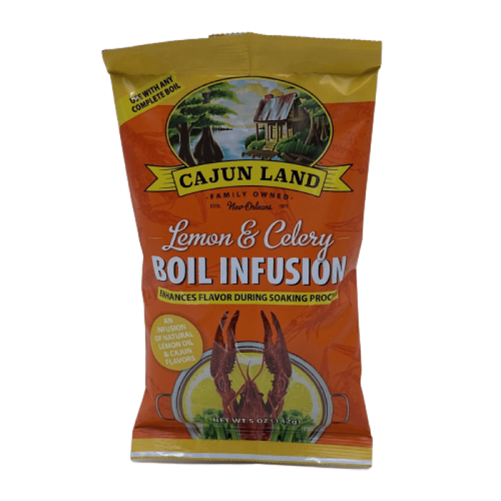 NolaCajun Cajun Land Lemon and Celery Boil Infusion Louisiana Cajun Seafood Boil