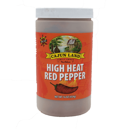 NolaCajun Cajun Land High Heat Red Pepper Louisiana Cajun Cayenne Pepper Spice