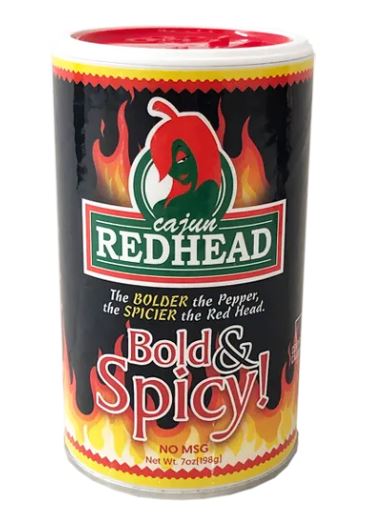 NolaCajun Cajun Redhead Bold and Spicy Seasoning Louisiana Cajun Spice New Orleans