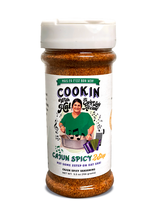 NolaCajun Cookin With Hal Cajun Spicy 2Step Seasoning Louisiana Cajun Spice